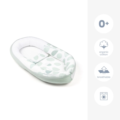 Doomoo COCOON babafészek LEAVES GREEN