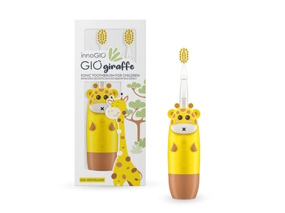 GIOgiraffe SONIC gyermek elektromos fogkefe Sárga