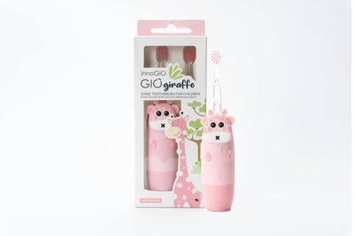 GIOgiraffe SONIC gyermek elektromos fogkefe Rózsa