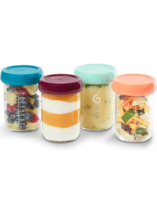 Babybol üveges ételtároló szett 4 x 220 ml